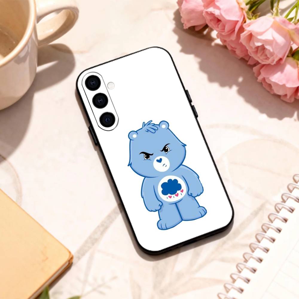 C-Classic C-Cute C-Care B-Bears phone Case For Samsung Galaxy A73,A72,A71,A70,A53,A52,A51,Others Soft Black Shell