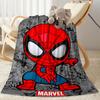 Black Spider On Red Background Flannel Blanket-Soft and Suitable for Sofas,Beds,Offices,Travel,All Seasons,Great Gift for Holidays and Birthdays.