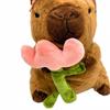Plush Toy Capybara Flower Tulip Plush Toy 30 Cm