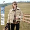 Plush Collar Short Lightweight Down Jacket