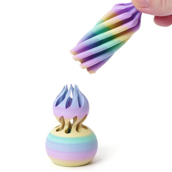 Спиральная тыква игрушка-фиджет невозможная тыква проходная игрушка 3D печатная спиральная тыква игрушка мини вихревая нить иллюзия настольный декор подарок для снятия стресса