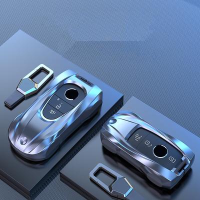 Чехол для ключей из цинкового сплава, брелок для Mercedes Benz Amg ABCES Class W204 W205 W212 W213 W176 Glc Cla W177