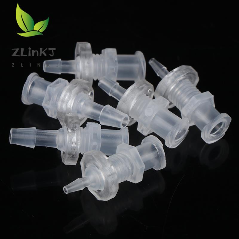 2Pcs Luer Lock Adapter PP Plastic Air Valve Pipe Subpackaging Instrument Connector