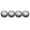 4 Pcs RC Car Tires Rubber Plastic   RC Car Wheel for    01  02 XV01 XV02 1Celsius10 Remote Control Vehicle