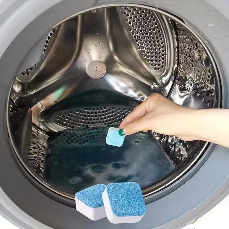 Washing Machine Cleaner Tablets for Deep Cleaning of Washing Bucket Instant Neutralization of Odors No Residue Compact Household