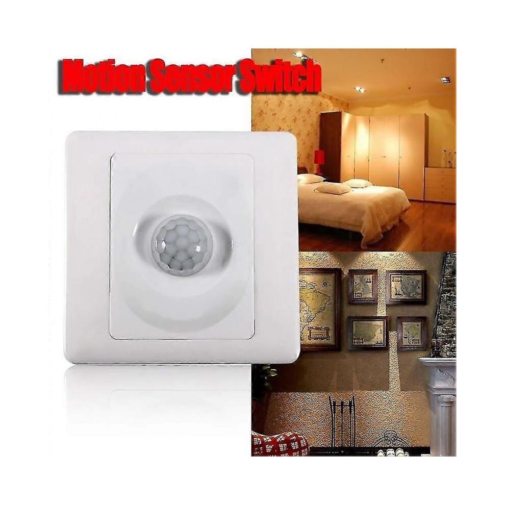 Motion Sensor Light Switch, Auto On/Off Wall Switch with Adjustable Delay Light for Energy-Saving Operation in Garage Stairs Corridor 2025