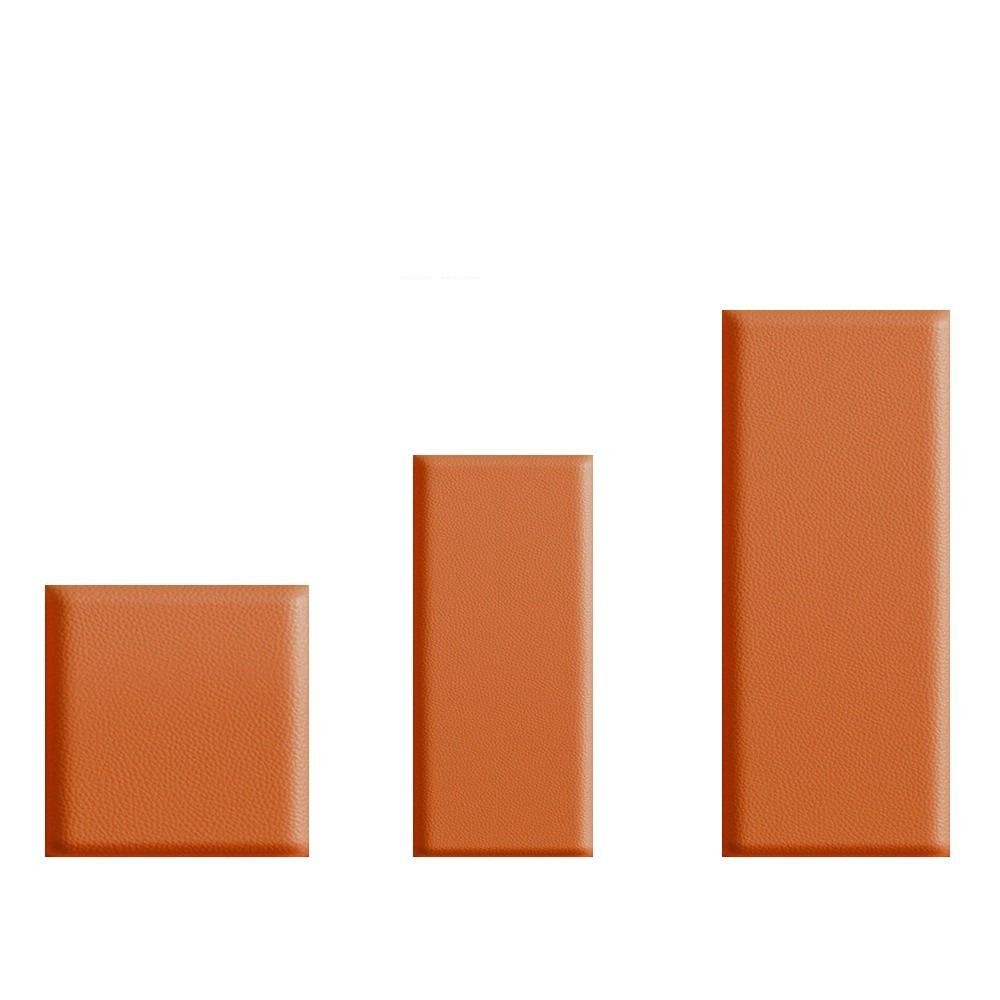 2 шт. Самоклеящиеся 3D Настенные Наклейки Кожаные Мягкие Стеновые Панели Защита Дома
