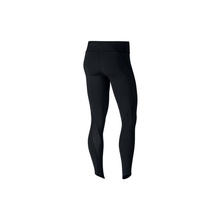Nike Logo Print Slim Fit Sports Pants Women Bottoms Black 890305-010