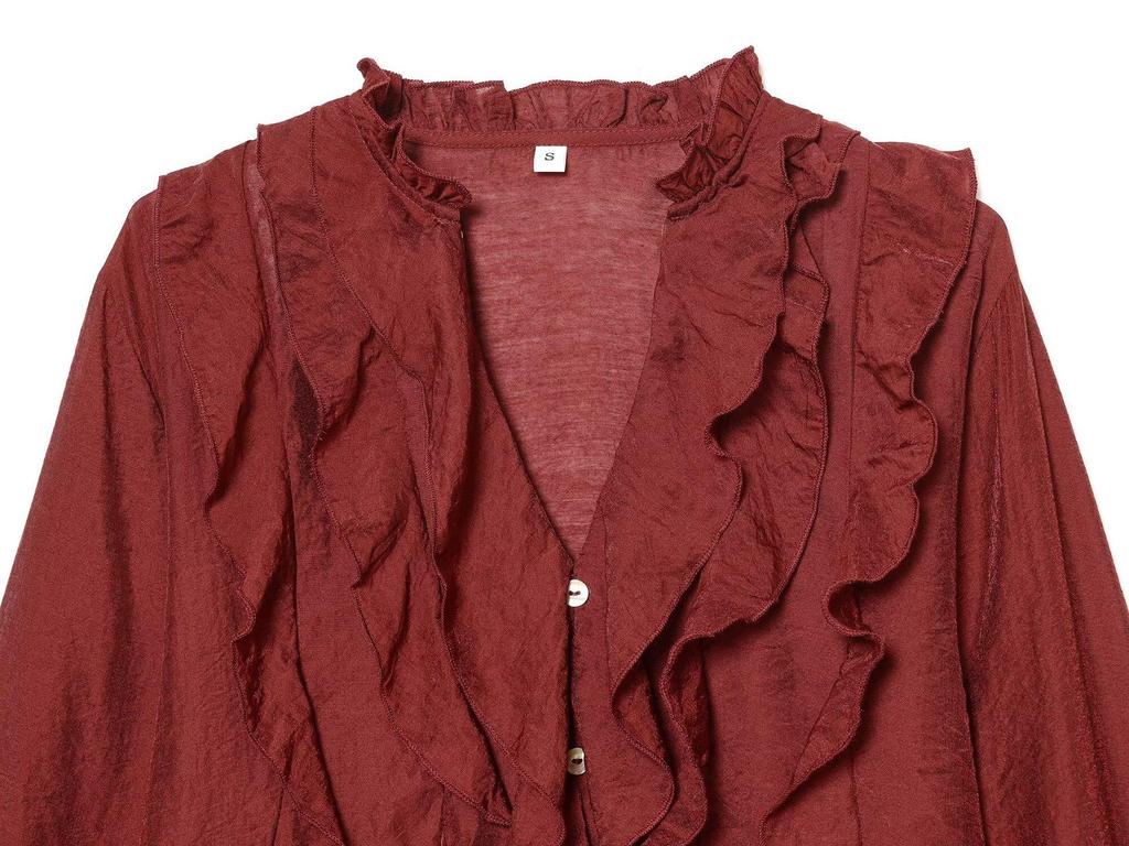 Женская высококачественная кружевная многослойная блузка - Стиль "Маленький аромат"