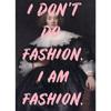 Vintage Funny Quote Art Poster Portrait Oil Painting Prints Wall Art I Am Fashion Art Print Classical Canvas Painting Room Decor