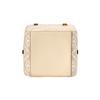 TORY BURCH Tang Libaiqi T Monogram Double T logo Dutch quilted cube detachable shoulder strap jacquard leather trim single shoulder 153389-104