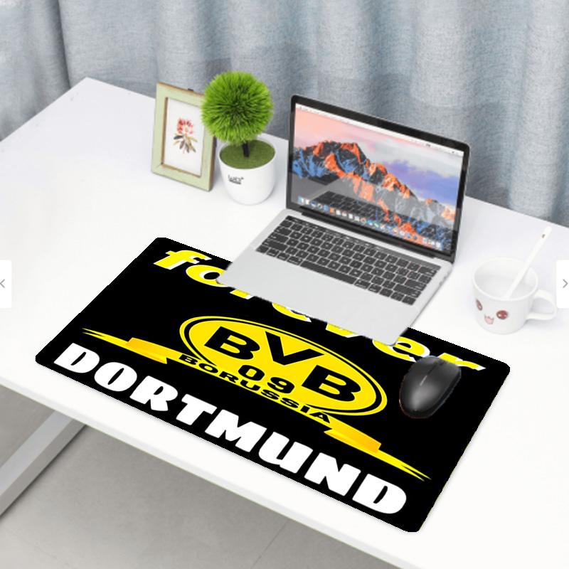 Borussia Dortmund Print Mouse Pad, Anti‑Slip Desktop keyboard Mat, for PC Laptop Gaming Working Daily Use, Cool Festival Surprise Gift