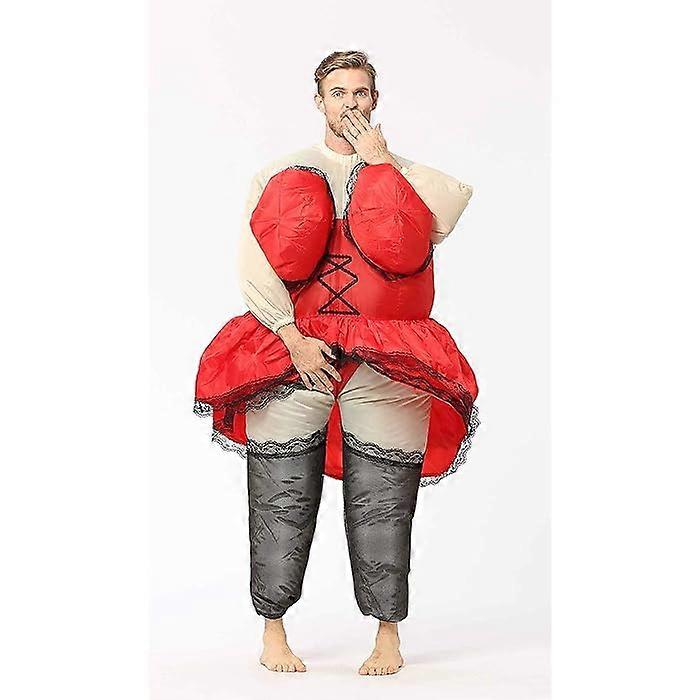 Надувной костюм барменши, взрослый