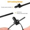 160PCS Reusable Design Engine Bay Wire Harness Clips Cable Management Clips  ATV Wiring