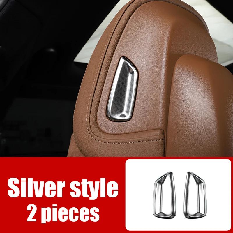For Mercedes-Benz E-Class W214 S214 2024 seat headrest button decoration sticker automotive interior decoration accessories