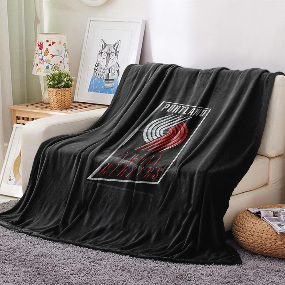 Portland Trail Blazers Flannel Blanket, High quality Comfortable for All Seasons, Home Decor, Warmth and Comfort