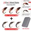Fly Fishing Flies Kit, 24Pcs/Set Handmade Flies Fishing Lure, Dry/Wet Flies Fishing For Trout Bass Biomimetic Bait Lure, With Flies Box