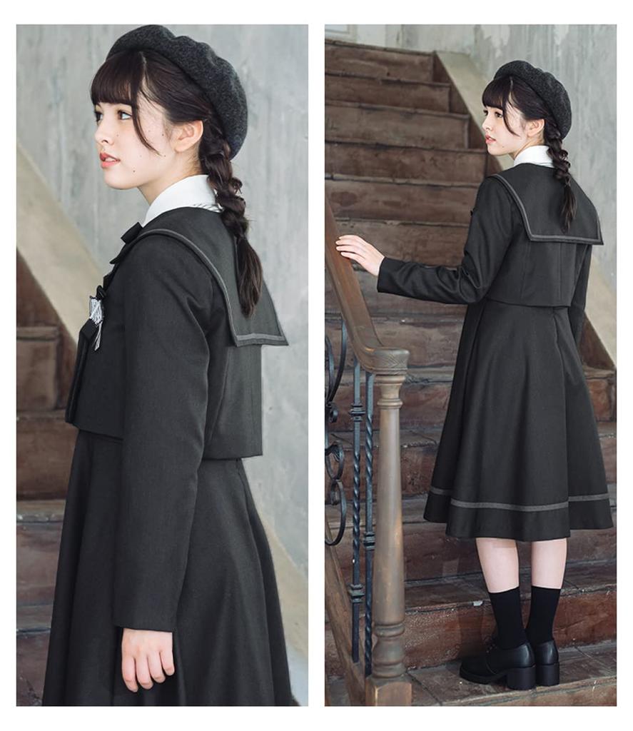 Graduation ceremony elementary school girl formal Stephanie 160cm [Arisana] suit, children's clothing, 5-piece set, gray,