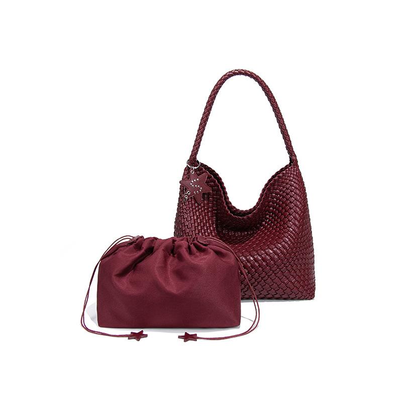 Европейские и американские женские сумки ручной работы с большой вместимостью для поездок на работу, сумки через плечо и подмышку, а также непринужденная повседневная сумка-тоут