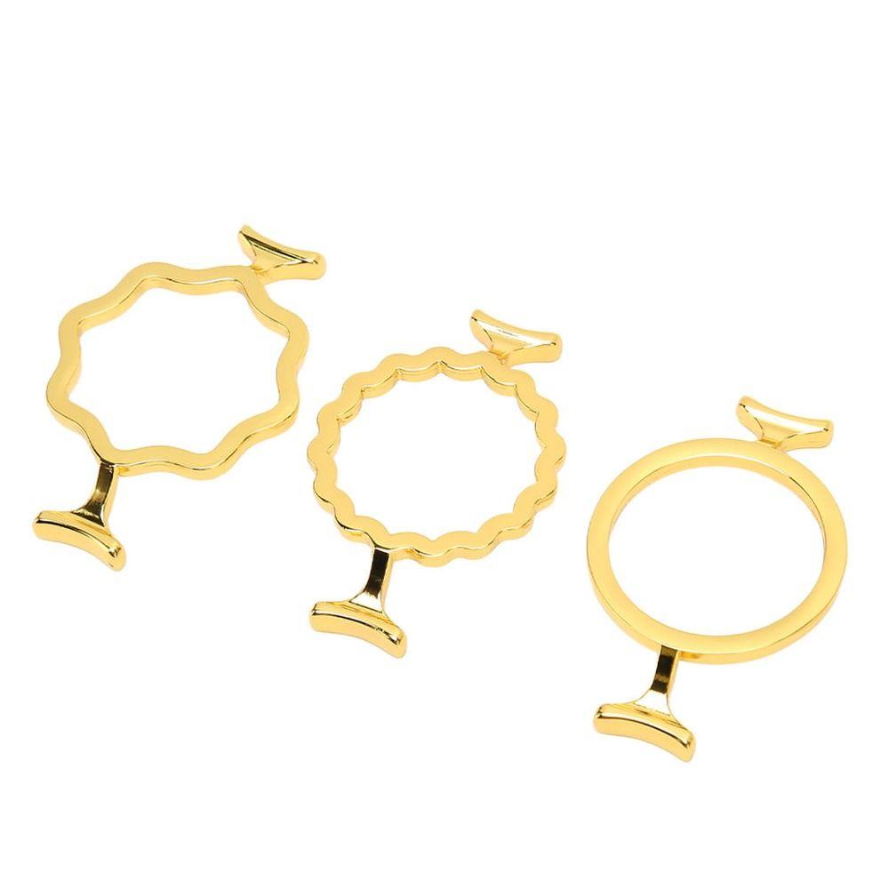 3Pcs 3 Shapes Wax Seal Molds for 2.5cm/0.98in Stamp Wax Seal Stamp Mold Invitations