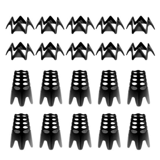 20 шт. Пластиковые Тишки для гольфа Неломающиеся Высокая стабильность Низкое трение Компактный размер Портативные Для помещений