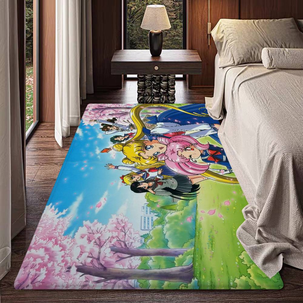 Японский мультфильм S-Sailores-Moon Коврик для пола Скандинавский стиль Домашний придверный коврик Коврики для ванной-туалета Коврик для декора спальни Отеля