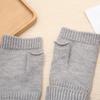 Wool Twist Crochet Knitting Hand Mitten Women Arm Warmers Korean Knitted Gloves Fingerless Gloves