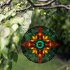 10 Inch Metal Mandala Wind Spinner with 360 Rotating Hook for Garden Balcony Yard Outdoor Decoration Thanksgiving Christmas Gift