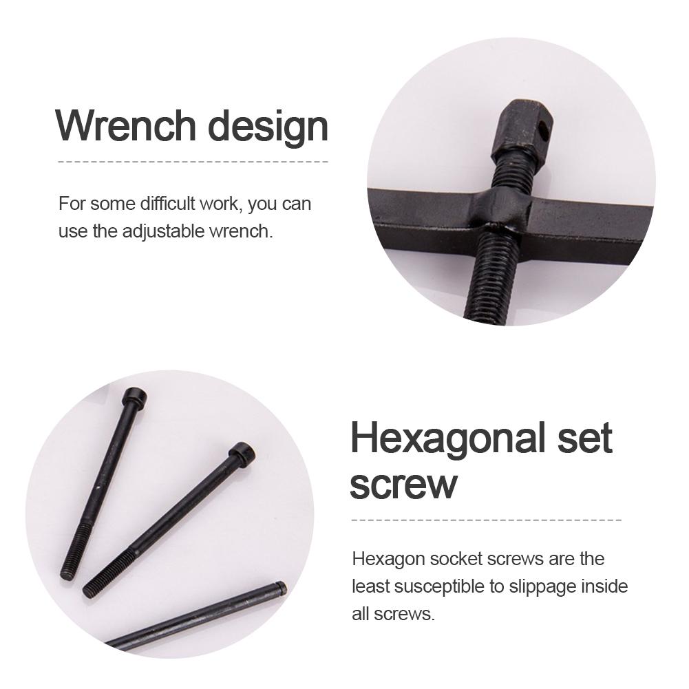 Car Use Forged Dualjaw Durable Gear Puller Userfriendly Solid Bearing Pulling Remover New