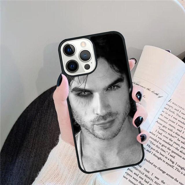 Чехол для телефона Damon Salvatore The Vampire Diaries Для iPhone 17 Air 15 16 Pro Max 14 13 12 11 Pro Max Plus