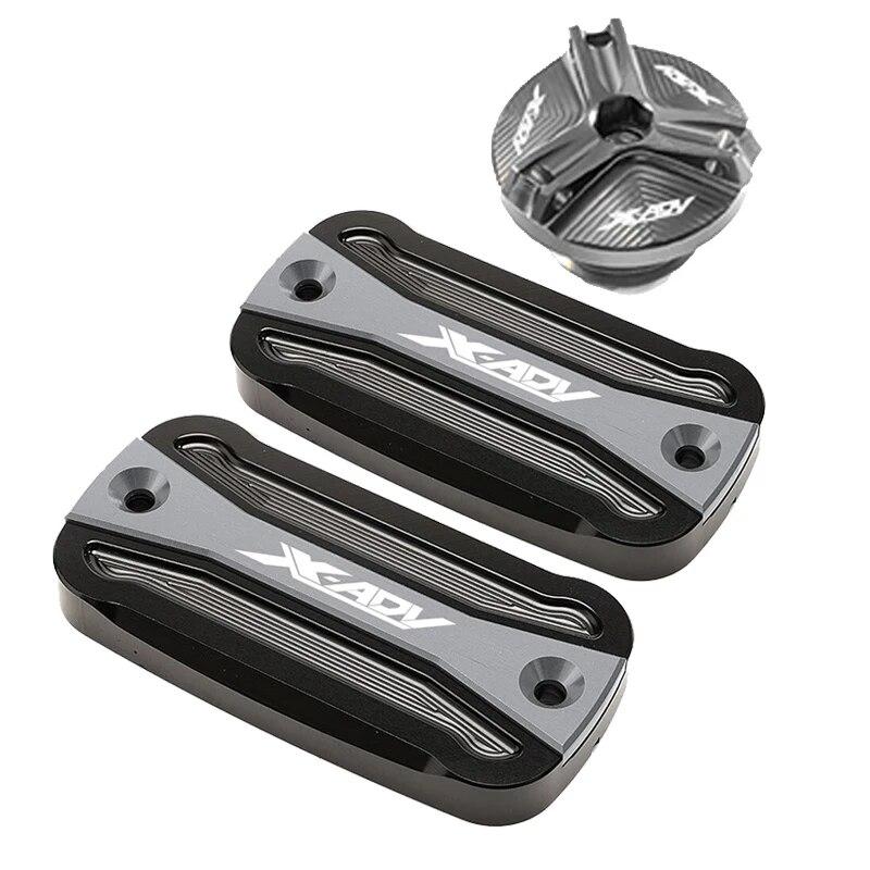 Для HONDA XADV X-ADV 750 2017 2018 2022 2023 Мотоциклетный бачок тормозной жидкости, крышка главного цилиндра XADV750