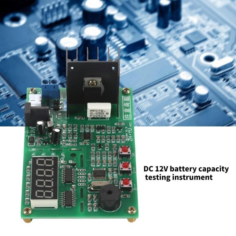 ZbB206+v1.3 18650 Capacity Tester Instrument Detector DC12V with Auxiliary Internal Resistance Testing