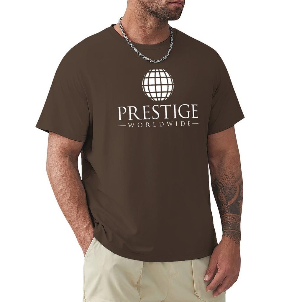 Футболка Prestige Worldwide для спортивных фанатов, черная, базовая, мужская, с графическим принтом