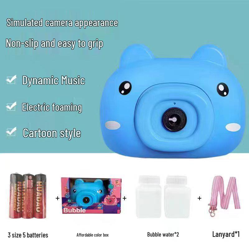 Unicorn Electric Bubble Maker: Kids' Automatic Light-Up Bubble Gun Gift