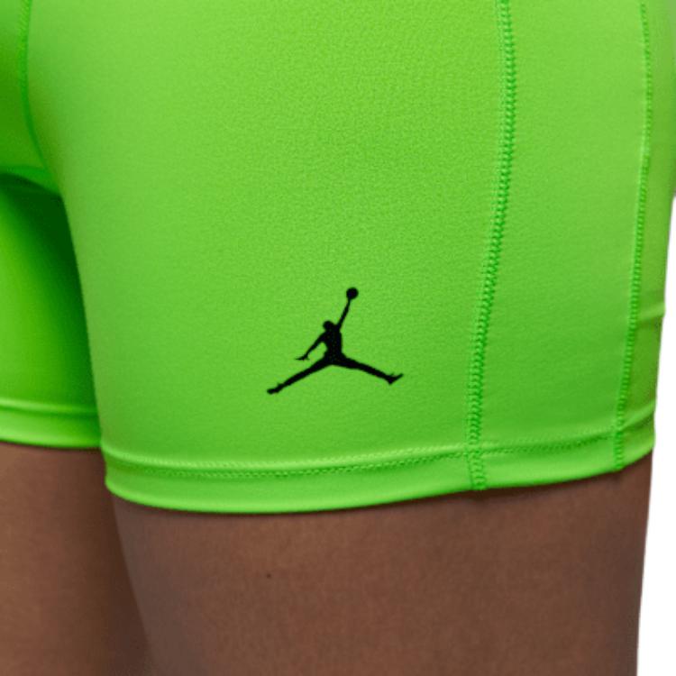 Jordan Спортивные шорты с логотипом, мягкие, удобные, приятные для кожи, женские шорты, цвет электрик-зеленый HF9484-359
