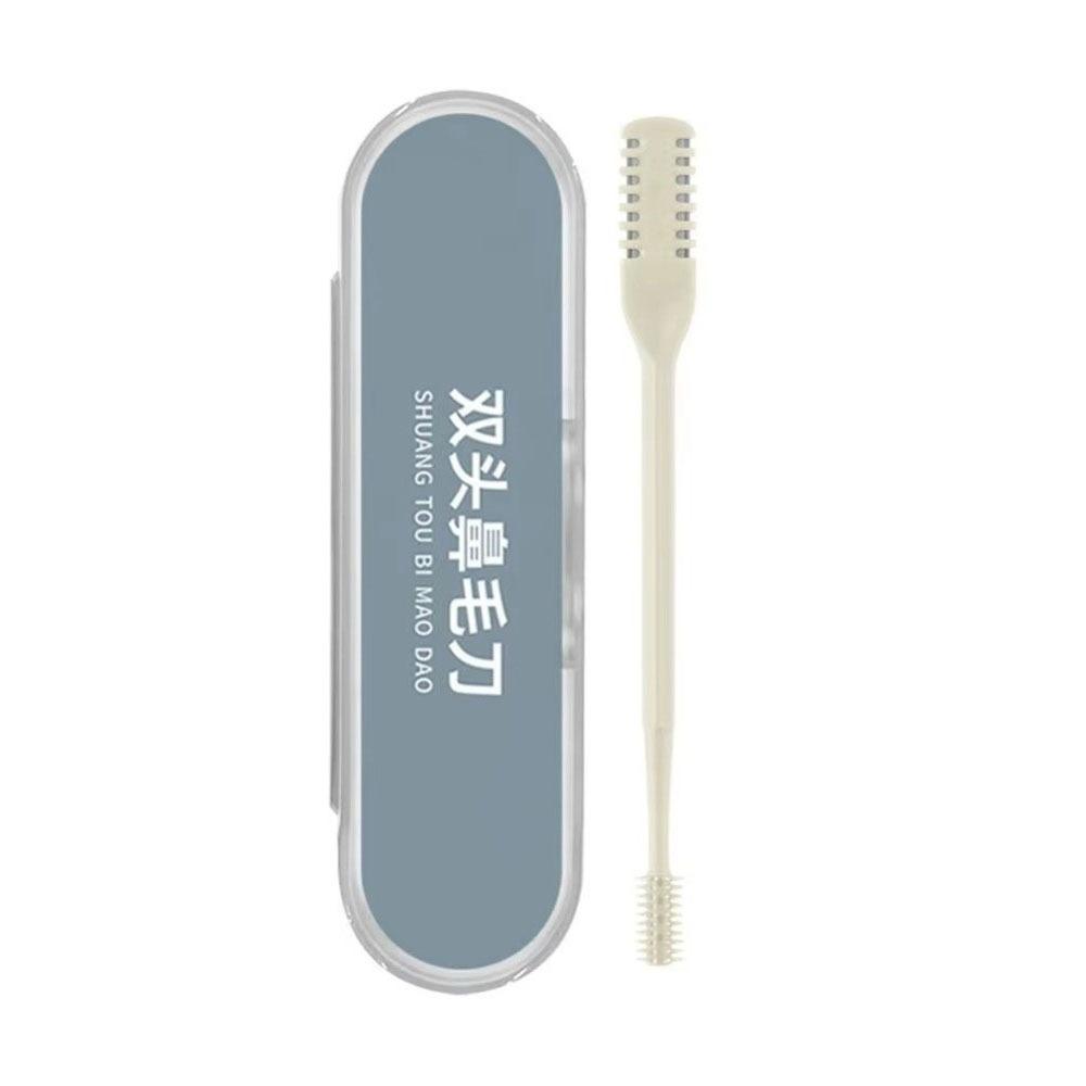Stainless Steel Nose Hair Trimmer Double Sided Nose Hair Trimming Portable Hair Remover Travel