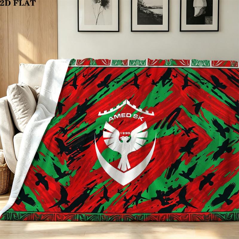 Фланелевое одеяло с принтом Amedspor Высокое качество Теплое Уютное Покрывало для Всех Сезонов Идеально для Подарков Декор Дома