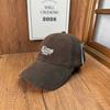 Versatile, not picky, old baseball cap, washed embroidery soft top cap, new men's and women's sun hats in spring and autumn
