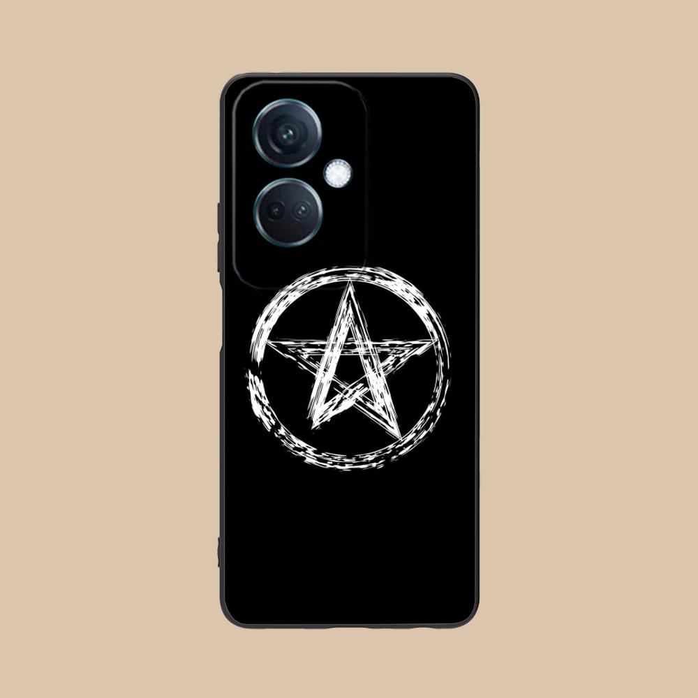 Aesthetic Pentagram Phone Case for OPPO Find X9 X8 X7 X6 X5 X3 X2 Plus s Pro Ultra Lite Soft TPU Shockproof Cover