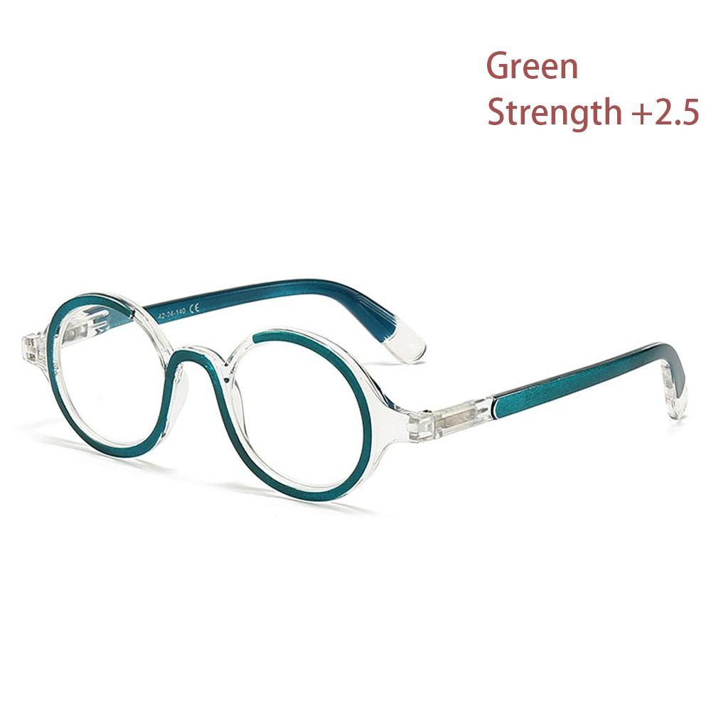 Vision Care Presbyopic Eyeglass Round Frame Anti-Blue Light Glasses  Women Men