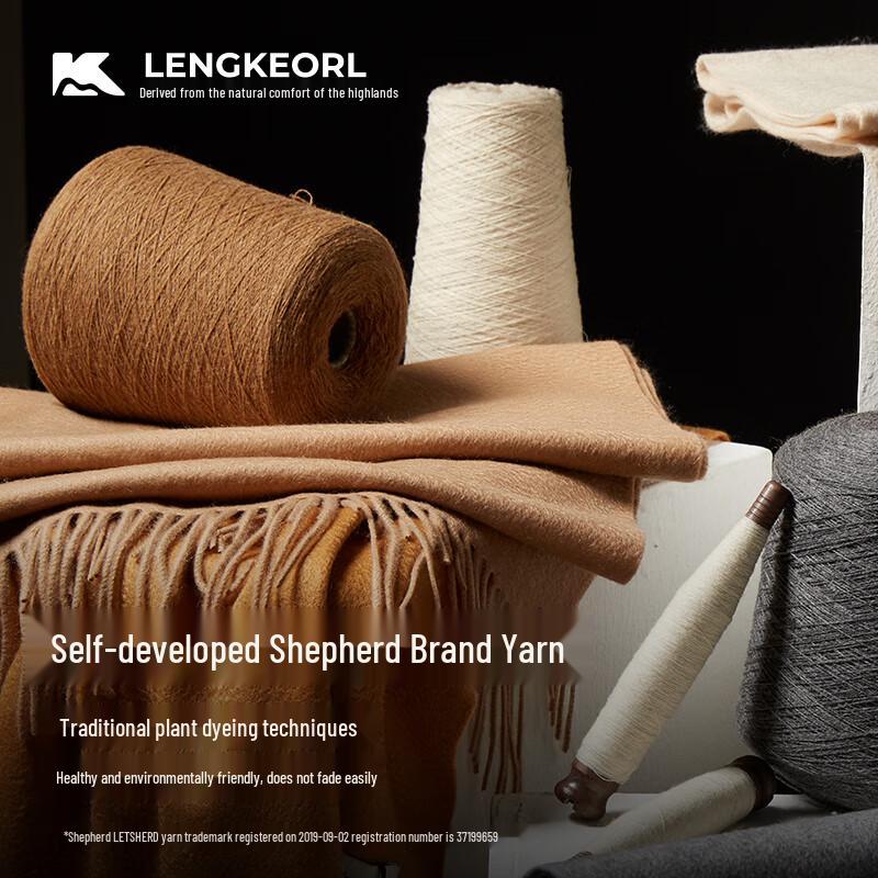 LENGKEORL Women's 100% Wool Autumn/Winter Scarf