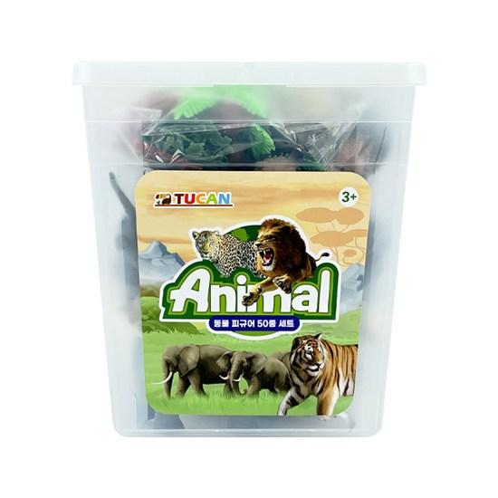 Set of 50 Toucan Animal Figures, Popular Toys In Korea