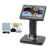 Цифровой микроскоп с 5-дюймовым IPS-экраном USB 1080P 1000-кратное увеличение 3 режима освещения 8-кратный зум Монета