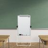 Double-Side Magnetic Dry Erase Board 36x24In for Teaching&Office, Free Standing Portable Whiteboard W/ Adjustable Height 39-67in