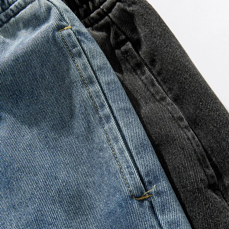 Мужские широкие джинсы, свободные прямые мешковатые джинсовые брюки, мужские и женские уличные брюки для скейтборда, повседневные брюки в стиле хип-хоп большого размера