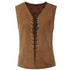 Medieval Costume Gothic Punk Lace-up Vintage Waistcoat