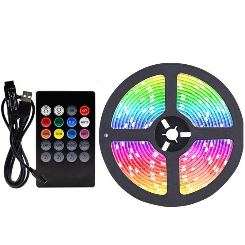 В наличии RGB Bluetooth Музыкальная светодиодная лента, 5050 Низковольтная USB, Цветная подсветка для телевизора, Светодиодная лента 5В