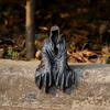Tabletop Gothic Decor Mysterious Grim Reaper Statue - Gothic Spooky Decor for Garden or Bookshelf - 12cm Resin Figurine - Goth Bookshelf Decor