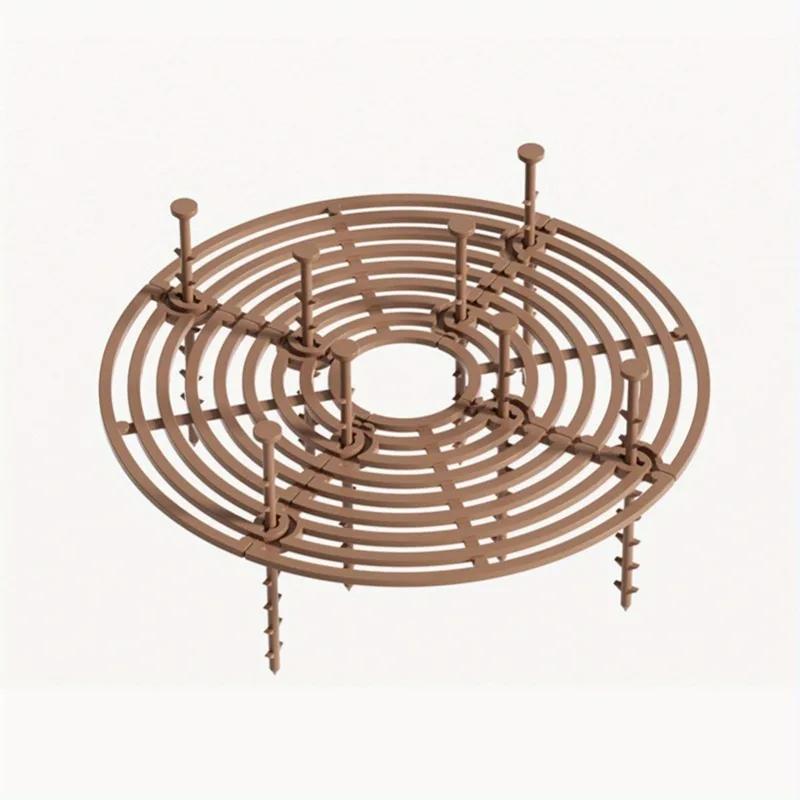 1 шт. защитный чехол для цветочного горшка, защита растений, кошачий рытье, полая защита почвы, режущийся чехол для растений с гвоздями для дома