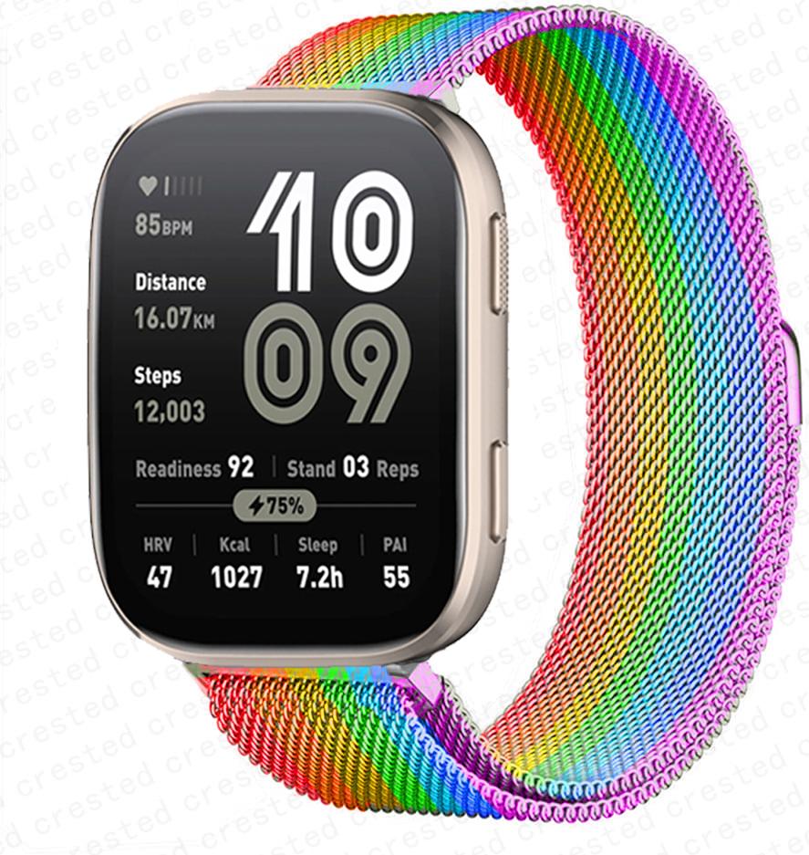 20 мм 22 мм ремешок для часов для Amazfit bip 6 5 Balance GTS 4 mini 2 2e 3 GTR 4 2 3 Pro миланская петля correa браслет huawei gt 5 Band